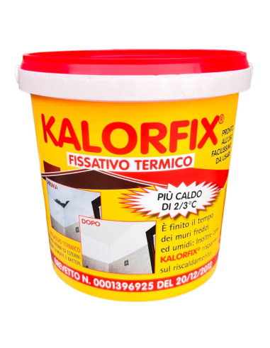 Kalorfix Fissativo Acrilico Termico con Microsfere di Vetro -Tecnostuk