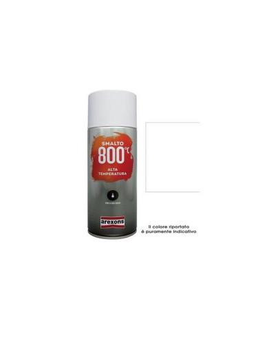 AREXONS Smalto Spray 800°C Alta Temperatura Vernice Spray 400ml