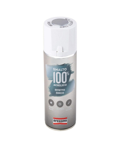 AREXONS SMALTO ACRILICO EFFETTO ZINCO SPRAY - VERNICE SPRAY 400ml