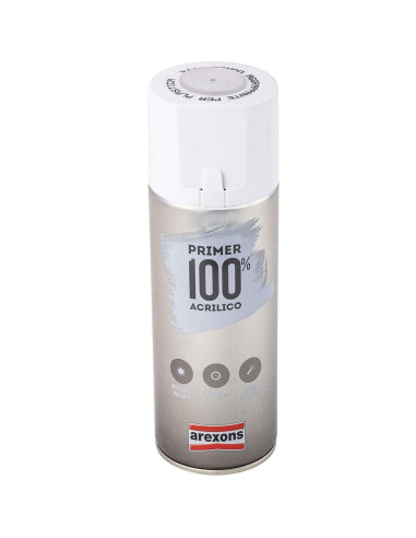 Arexons Primer 100% Acrilico Fondo Aggrappante per Plastica, 400 ml