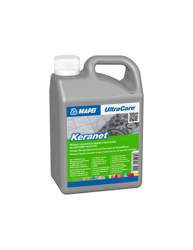 MAPEI KERANET LIQUIDO LT.1 PULITORE PERPIASTRELLE A BASE ACIDA