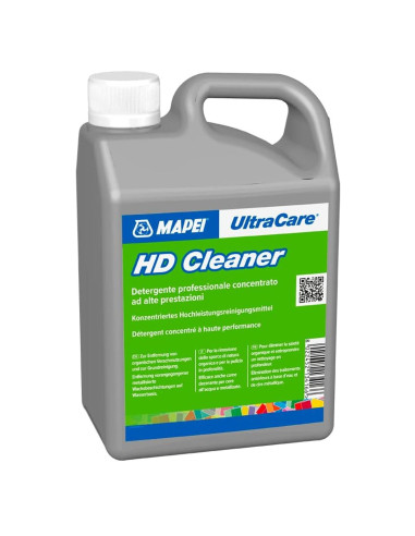 MAPEI Ultracare HD CLEANER, Detergente alcalino concentrato per puliza profonda e sgrassatura