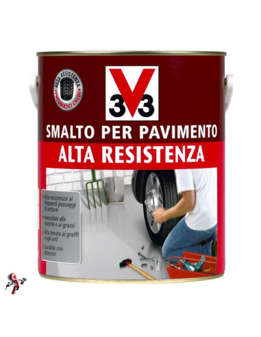 Vernice per pavimenti ad alta resistenza e tenuta - Grigio Chiaro 500ml