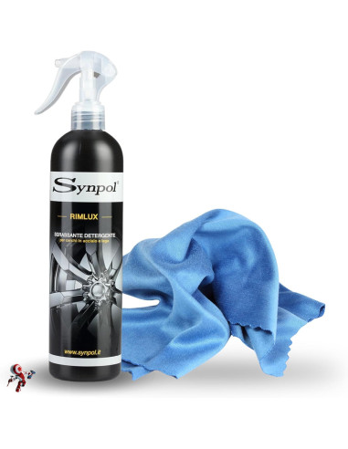 Synpol - Kit Pulitore Cerchi Auto più 15 Panni in Microfibra