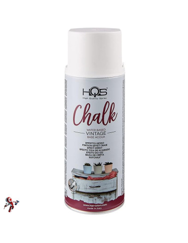 HQS CHALK Spray Opaco Vernice Trasparente 400 Ml