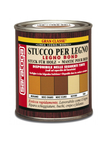 Saratoga Legno Bond stucco per legno Stucco per legno verniciabile 250ml