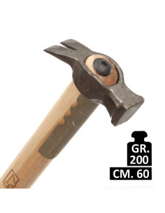 Martello Mass Ingegnere Fioretto 191: 200 grammi, manico legno 60 cm