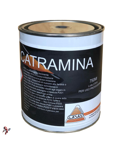 Catramina bituminosa liquida impermeabilizzante protettiva nera 750 ml