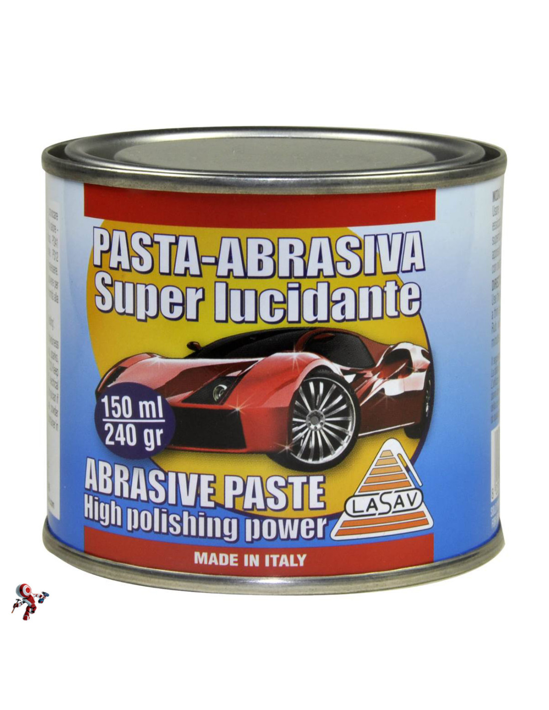 Pasta abrasiva per carrozzeria graffi auto strisciate macchie lucidante 150 e 500 ml