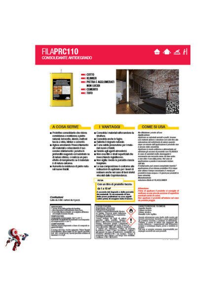 FILAPRC110 Consolidante antidegrado lt.5