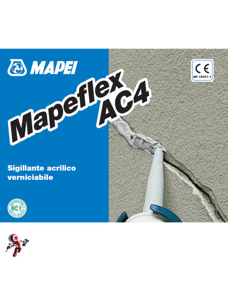MAPEFLEX AC4 310 ml Sigillante acrilico effetto liscio verniciabile