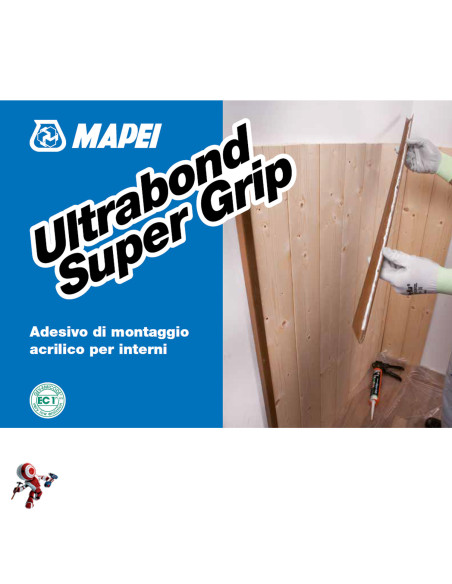 Adesivo di montaggio 310ml Ultrabond Super Grip Mapei