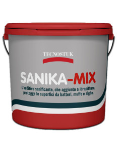 Sanika Mix Additivo Sanificante per idropitture per protegge le superici da Batteri Muffe e Alghe
