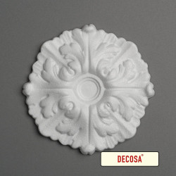 Rosoni in polistirolo per soffitto e parete mod. Daphne diam.22 cm 2