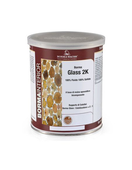 Resina Trasparente Borma Glass 2K 1Kg